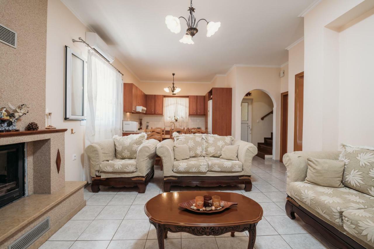 Villa Rosa 3 Bedroom With Sea View Tragaki Extérieur photo